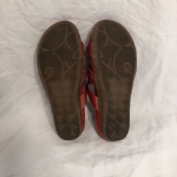 Baretraps Jonelle red slides sz 6 - Picture 6 of 6